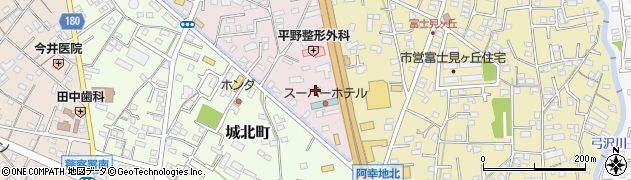 静岡県富士宮市ひばりが丘688周辺の地図
