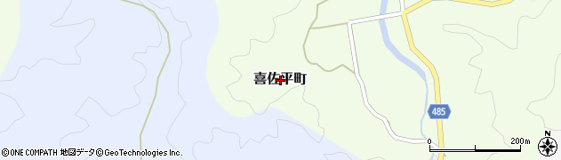 愛知県豊田市喜佐平町周辺の地図