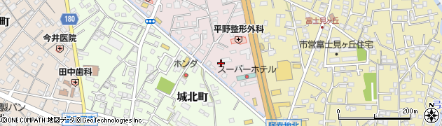 静岡県富士宮市ひばりが丘675周辺の地図