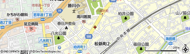 愛知県春日井市柏井町2丁目周辺の地図