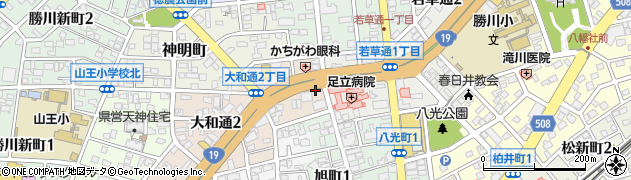 簡易保険加入者協会（一般財団法人）　春日井・代理店周辺の地図