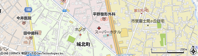 静岡県富士宮市ひばりが丘673周辺の地図