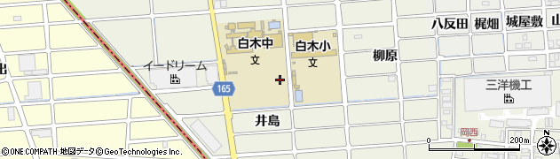 愛知県北名古屋市沖村（井島）周辺の地図