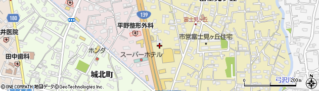 静岡県富士宮市富士見ケ丘110周辺の地図