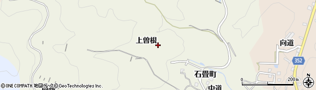 愛知県豊田市石畳町（上曽根）周辺の地図