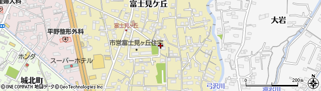 静岡県富士宮市富士見ケ丘周辺の地図
