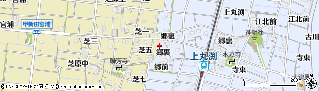 愛知県稲沢市祖父江町甲新田芝五8周辺の地図