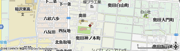 稲沢市社会福祉協議会　障害福祉サービス事業所まつのき周辺の地図