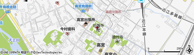 滋賀県彦根市高宮町2357周辺の地図