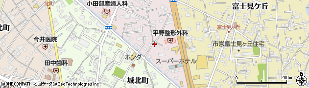 静岡県富士宮市ひばりが丘635周辺の地図