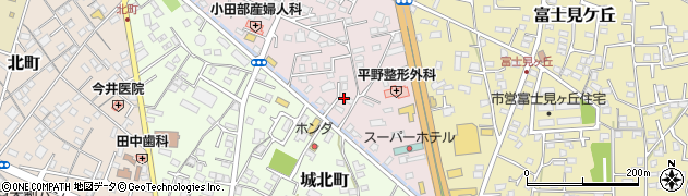 静岡県富士宮市ひばりが丘437周辺の地図