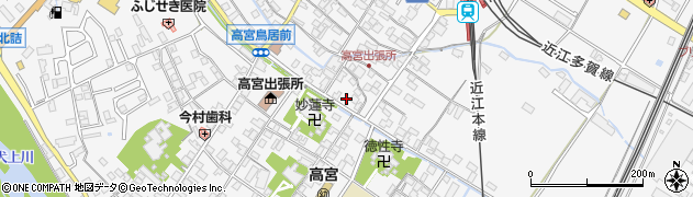 滋賀県彦根市高宮町1067周辺の地図