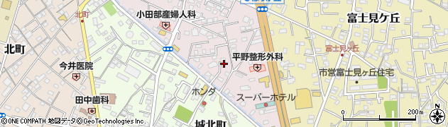 静岡県富士宮市ひばりが丘446周辺の地図