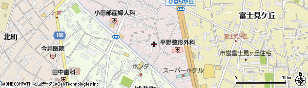静岡県富士宮市ひばりが丘445周辺の地図
