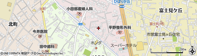 静岡県富士宮市ひばりが丘458周辺の地図