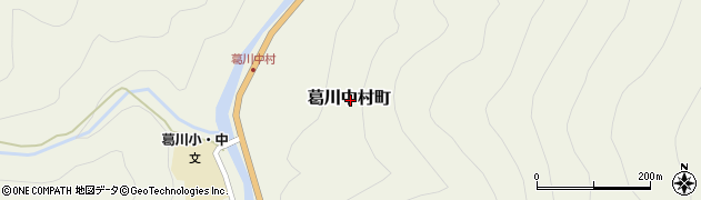 滋賀県大津市葛川中村町周辺の地図
