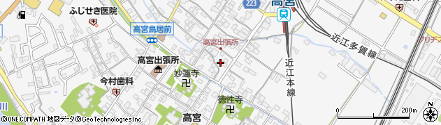 滋賀県彦根市高宮町1064周辺の地図