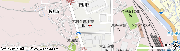 横須賀市資源回収協同組合　久里浜事業所周辺の地図