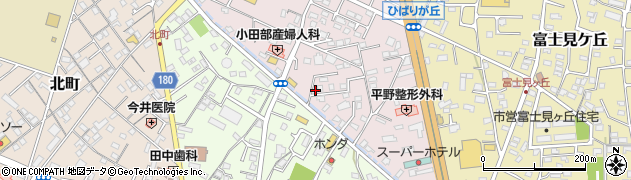 静岡県富士宮市ひばりが丘485周辺の地図