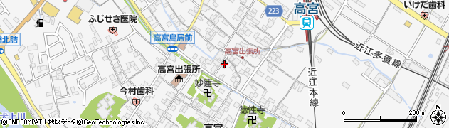 滋賀県彦根市高宮町1070周辺の地図