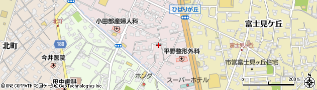 静岡県富士宮市ひばりが丘468周辺の地図