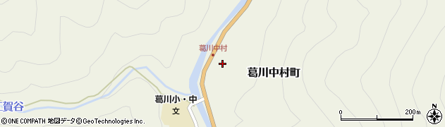 滋賀県大津市葛川中村町536周辺の地図