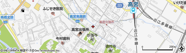 滋賀県彦根市高宮町1082周辺の地図