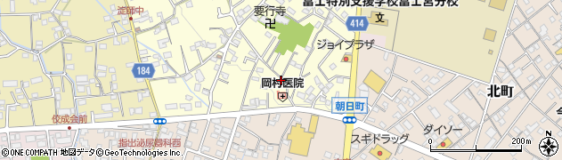 静岡県富士宮市淀平町368周辺の地図