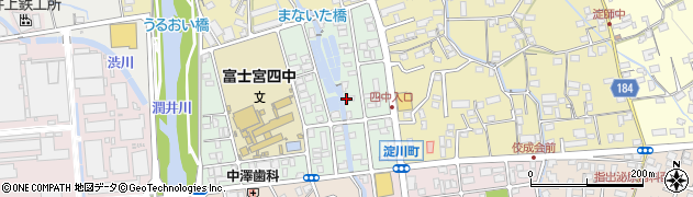 静岡県富士宮市穂波町周辺の地図