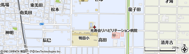 愛知県北名古屋市九之坪笹塚81周辺の地図