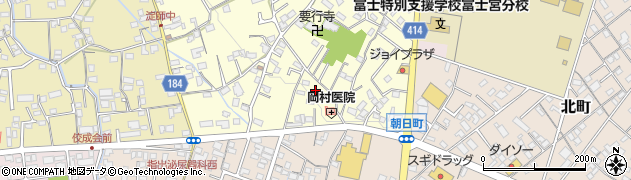 静岡県富士宮市淀平町364周辺の地図