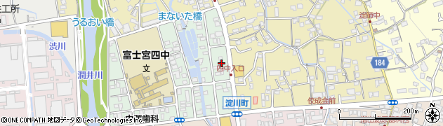 静岡県富士宮市穂波町2周辺の地図