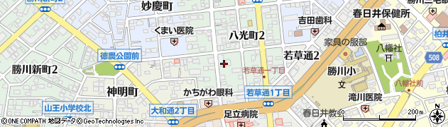 えびすや 勝川店周辺の地図