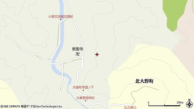 〒470-0572 愛知県豊田市小原大倉町の地図