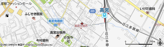滋賀県彦根市高宮町1042周辺の地図