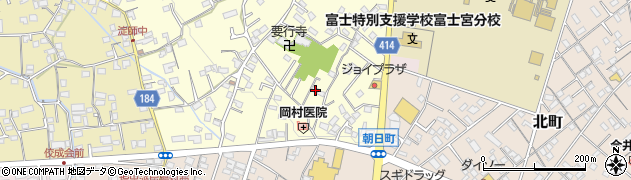 静岡県富士宮市淀平町421周辺の地図