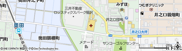 オートプラザラビット稲沢本店　鈑金工場周辺の地図