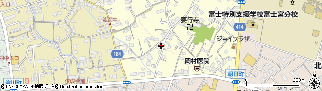 静岡県富士宮市淀平町284周辺の地図