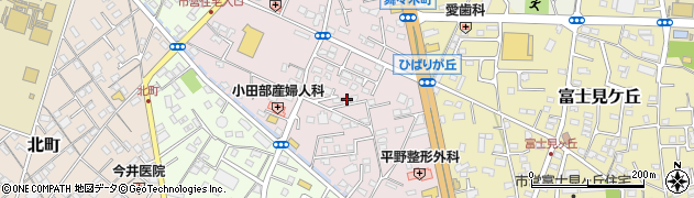 静岡県富士宮市ひばりが丘517周辺の地図