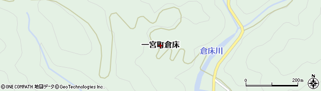 兵庫県宍粟市一宮町倉床周辺の地図