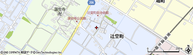 滋賀県彦根市辻堂町318周辺の地図