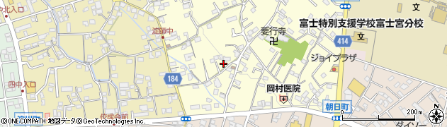 静岡県富士宮市淀平町129周辺の地図
