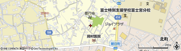 静岡県富士宮市淀平町450周辺の地図