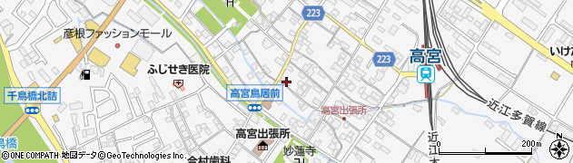滋賀県彦根市高宮町1115周辺の地図