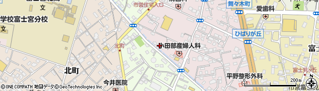 静岡県富士宮市ひばりが丘89周辺の地図