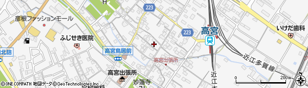 滋賀県彦根市高宮町1106周辺の地図