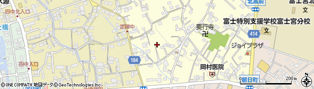 静岡県富士宮市淀平町103周辺の地図