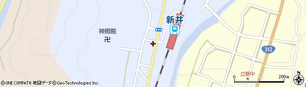 但馬銀行新井支店周辺の地図