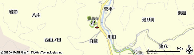 愛知県豊田市三箇町会下3周辺の地図