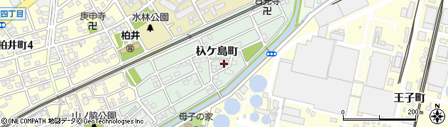 愛知県春日井市杁ケ島町周辺の地図